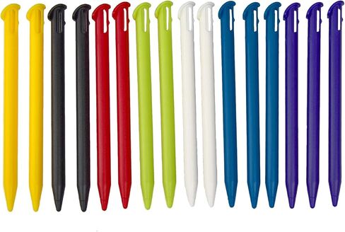 أقلام أقلام قلم من Aoyoho مكونة من 16 عبوة من أقلام 3DS XL وNew 3DS LL Slot Replacement Pen بلاستيكي Touch Pen in Kuwait