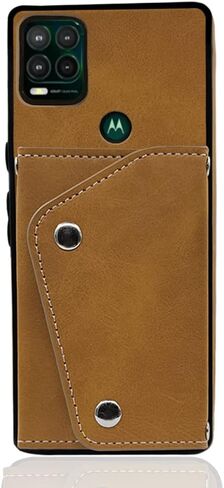Compatible with Moto G Stylus 5G 2021 Wallet Case with Crossbody Shoulder Strap and Stand Leather Credit Card Holder Cell Accessories Phone Cover for Motorola GStylus G5 XT2131DL Women Girls Brown | Crossbody Shoulder Strap, PU Leather, Credit Card Slots, in Kuwait