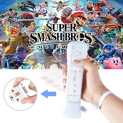 مستشعر محول NC 2 Motion Plus و2 حافظة من السيليكون تستخدم لجهاز التحكم عن بعد Wii، واستبدال مسرع محول Motion Plus لمحول Wii Motion Plus (أبيض) in Saudi Arabia