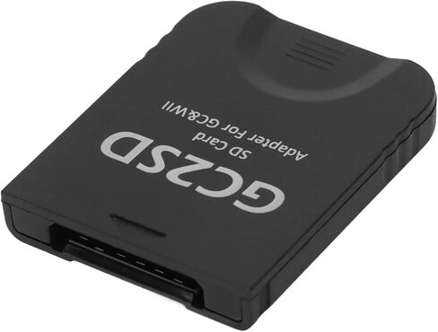قارئ بطاقات Septpenta GC2SD لمحول بطاقة تخزين Wii Micro، بطاقة ذاكرة صغيرة مع ذاكرة قصوى تبلغ 512 جيجابايت لتخزين الألعاب وهي مريحة للاستخدام وسهلة التشغيل (أبيض) in Kuwait
