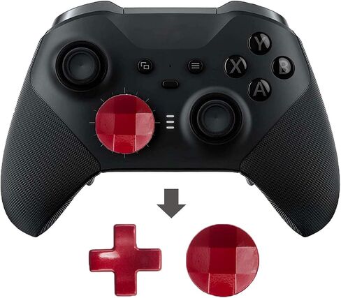 مجموعة وسادات إبهام 13 في 1، أزرار تحفيز الشعر (صغيرة ومتوسطة) بديلة لجهاز تحكم Xbox Elite Series 2 (موديل 1797) وElite Series 2 Core (طلاء ذهبي) in Kuwait