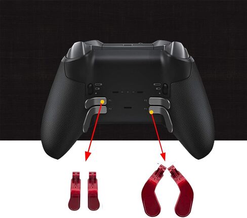 مجموعة وسادات إبهام 13 في 1، أزرار تحفيز الشعر (صغيرة ومتوسطة) بديلة لجهاز تحكم Xbox Elite Series 2 (موديل 1797) وElite Series 2 Core (طلاء ذهبي) in Kuwait