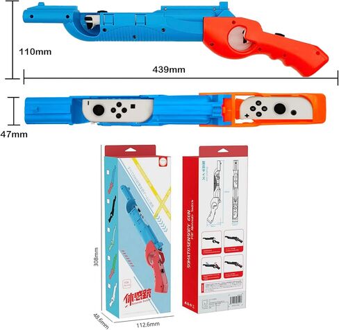 مسدس ألعاب متوافق مع Switch/ OLED، ملحق ألعاب بديل لوحدة التحكم في السلاح لألعاب الرماية N-Switch (Splatoon 3) in Saudi Arabia