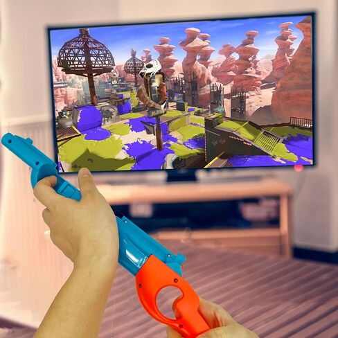 مسدس ألعاب متوافق مع Switch/ OLED، ملحق ألعاب بديل لوحدة التحكم في السلاح لألعاب الرماية N-Switch (Splatoon 3) in Saudi Arabia
