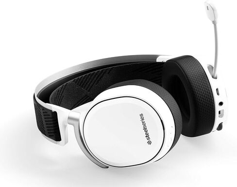 SteelSeries Arctis Pro Wireless Gaming Headset - High Fidelity 2.4 GHz Wireless - Mixable Bluetooth - Non-Stop Dual Battery - OLED Base Station - AI Noise Canceling Mic - PC, PS5, PS4, Mobile - Black in Saudi Arabia