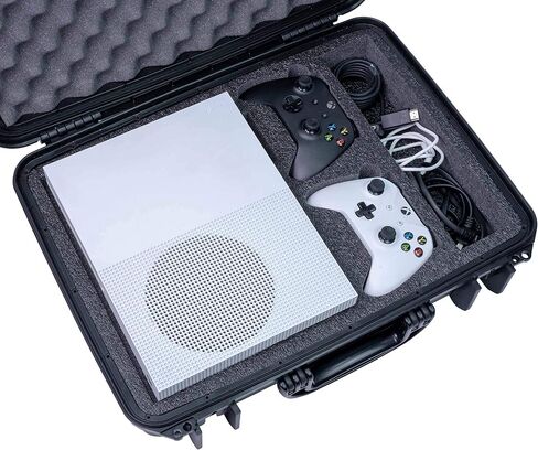 Case Club Case fits Xbox One X / S in Pre-Cut Waterproof Hard Shell in Saudi Arabia