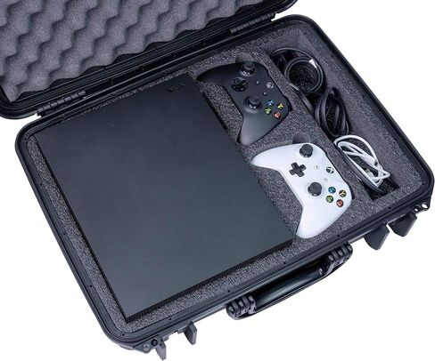 Case Club Case fits Xbox One X / S in Pre-Cut Waterproof Hard Shell in Saudi Arabia