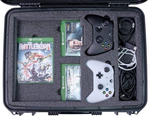 Case Club Case fits Xbox One X / S in Pre-Cut Waterproof Hard Shell in Saudi Arabia