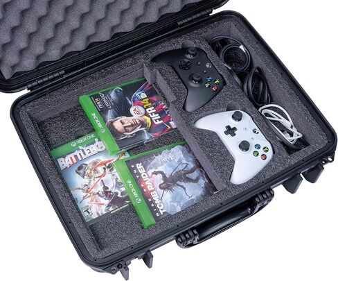 Case Club Case fits Xbox One X / S in Pre-Cut Waterproof Hard Shell in Saudi Arabia