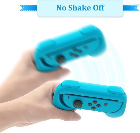 مقابض يد FYOUNG للتبديل وSwitch OLED JoyCons، وحدات تحكم مقابض اليد المتوافقة مع Switch for Joy Con وSwitch OLED Model 2021 (4 عبوات) (أحمر-أزرق-أخضر-وردي) in Kuwait