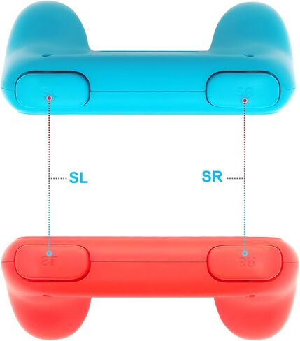 مقابض يد FYOUNG للتبديل وSwitch OLED JoyCons، وحدات تحكم مقابض اليد المتوافقة مع Switch for Joy Con وSwitch OLED Model 2021 (4 عبوات) (أحمر-أزرق-أخضر-وردي) in Kuwait