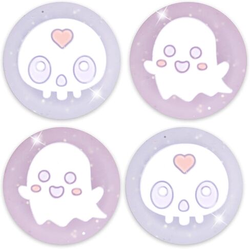 BelugaDesign Boba Dumpling Thumb Grips | Cute Cutecore Food Pork Bun Face Bubble Tea | Kawaii Japanese Button Joystick Cap Cover | Compatible with Nintendo Switch 1 Standard Lite OLED in Kuwait
