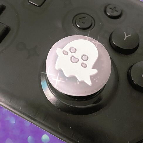 BelugaDesign Boba Dumpling Thumb Grips | Cute Cutecore Food Pork Bun Face Bubble Tea | Kawaii Japanese Button Joystick Cap Cover | Compatible with Nintendo Switch 1 Standard Lite OLED in Kuwait
