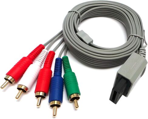 Importer520 Nintendo Wii / Nintendo Wii U Component HDTV AV كابل AV عالي الوضوح (تغليف بالجملة) in Kuwait