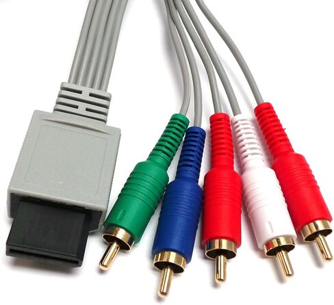 Importer520 Nintendo Wii / Nintendo Wii U Component HDTV AV كابل AV عالي الوضوح (تغليف بالجملة) in Kuwait