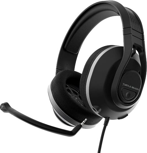 Turtle Beach Recon 500 Multiplatform Gaming Headset for Xbox Series X/ S, Xbox One, PS5, PS4, PlayStation, Nintendo Switch, Mobile, & PC with 3.5mm - 60mm Dual Drivers, Memory Foam - White in Kuwait
