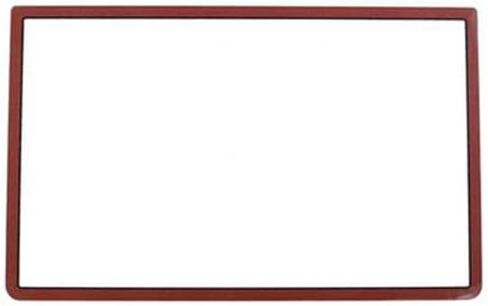 Glass Top Upper Screen Frame Lens Cover LCD Screen Protector with Adhesive for 3DS XL/New 3DS XL LLConsole(Red) in Saudi Arabia