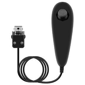 OSTENT Motion Based Wired Nunchuck Controller for Nintendo Wii Console Video Game Color Black in Saudi Arabia
