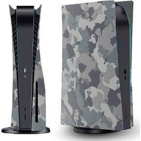 Face Plates Cover Skins Shell Panels for PS5 Disc Edition Console, Accessories for PlayStation 5 Protective Faceplates (Gray Camouflage) in Kuwait