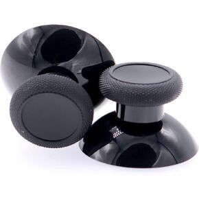 Deal4GO 2-Pack Thumbsticks Black Thumbsticks مقعرة استبدال المطاط التناظري لسلسلة Xbox S | Xbox Series X Controller Thumb Grips
