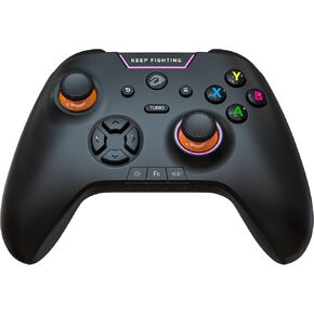 وحدة تحكم الكمبيوتر اللاسلكية DAREU H105، وحدة تحكم الألعاب المتوافقة مع أنظمة التشغيل Windows/MacOS/Android/iOS/التلفزيون الذكي/البخار، وحدة تحكم ألعاب الكمبيوتر ذات الاهتزاز المزدوج مع Turbo وإضاءة خلفية LED in Kuwait