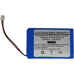 Starnovo 1800mAh 3.7V Rechargeable Battery Compatible with Sony Playstation 4 PS4 Dualshock 4 Wireless Controller CUH-ZCT2, CUH-ZCT2U New 2016 Version（with small Connector） in Saudi Arabia