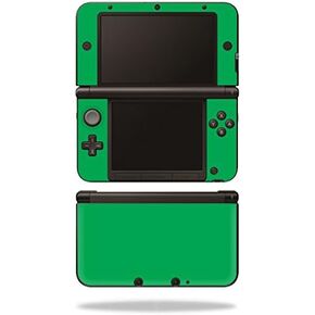 MightySkins Skin Compatible with Nintendo 3DS XL - Solid Green | Protective, Durable, and Unique Vinyl Decal wrap Cover | Easy to Apply, Remove, and Change Styles | Made in The USA