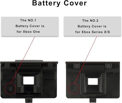 حزمة بطارية وحدة التحكم RTop لأجهزة Xbox Series X|S وXbox One/One X/One S Elite، 2 حزمة بطارية قابلة للشحن 1100 مللي أمبير في الساعة لأجهزة Xbox Series X/Xbox Series S/Xbox One/Xbox One X/Xbox One S Elite Controller in Kuwait