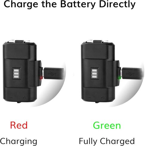 حزمة بطارية وحدة التحكم RTop لأجهزة Xbox Series X|S وXbox One/One X/One S Elite، 2 حزمة بطارية قابلة للشحن 1100 مللي أمبير في الساعة لأجهزة Xbox Series X/Xbox Series S/Xbox One/Xbox One X/Xbox One S Elite Controller in Kuwait