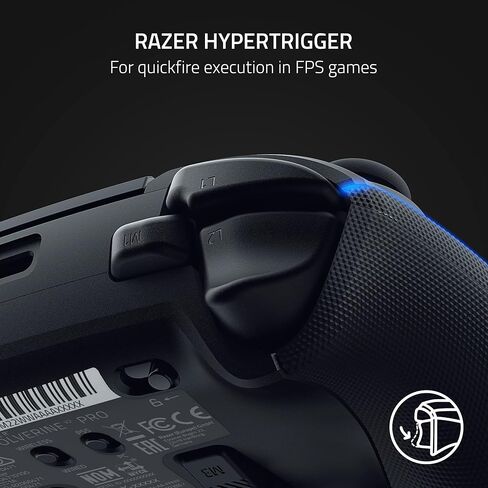 Razer Wolverine V2 Wired Gaming Controller for Xbox Series X|S, Xbox One, PC: Remappable Front-Facing Buttons - Mecha-Tactile Action Buttons and D-Pad - Trigger Stop-Switches - White (Renewed) in Saudi Arabia