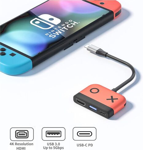 Switch Dock for Nintendo Switch 2,Portable TV Docking Station in Kuwait