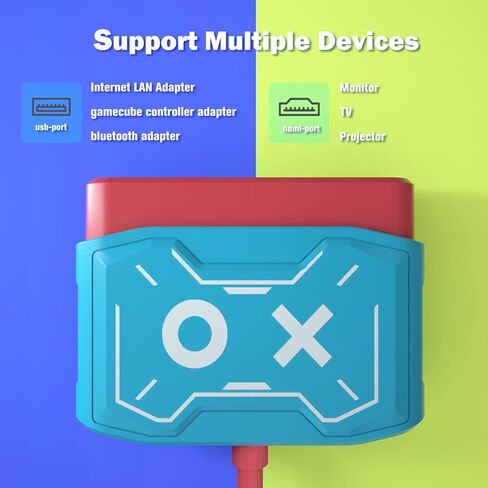 محطة إرساء سويتش لنينتندو سويتش، قاعدة تبديل محمولة بديلة لنينتندو سويتش دوك سويتش محول HDMI USB 3.0 سويتش TV Dock، نينتندو سويتش ترافل دوك، ملحقات نينتندو سويتش in Kuwait