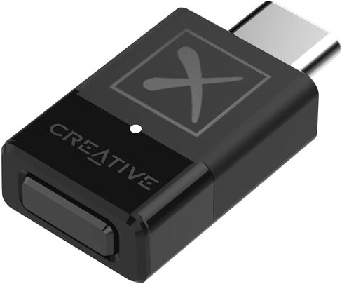 Creative BT-W3 Bluetooth 5.0 USB-C Audio Transmitter, aptX LL and aptX HD, 3.5 mm Analog Mic for Voice Chat Support, Codec Indicator and Selection, Plug-and-play for PS4, Nintendo Switch, PC, and Mac in Saudi Arabia