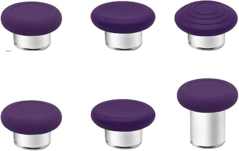 6 in 1 Swap Thumbsticks, Replacement Magnetic Joysticks for Xbox One Elite Series 2 Controller (Black) in Kuwait