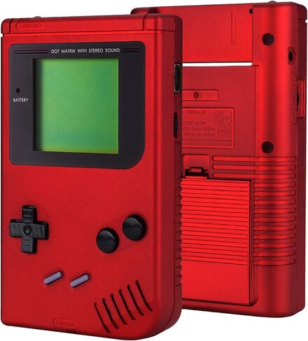 غطاء حماية ناعم الملمس من الخشب المتطرف، غطاء بديل كامل لوحدة التحكم Gameboy Classic 1989 GB DMG-01 مع عدسة شاشة ومجموعة أزرار - وحدة تحكم الألعاب المحمولة غير متضمنة in Kuwait