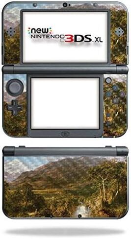 ملصق من الياف الكربون من مايتي سكينز لجهاز نينتيندو نيو 3DS XL (2015) - جريت ويف اوف كاناغاوا | متين وبملمس خشن من الياف الكربون | سهل التركيب والازالة وتغيير الانماط، صنع في الولايات المتحدة in Kuwait