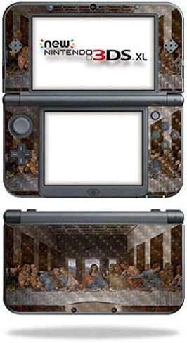 ملصق من الياف الكربون من مايتي سكينز لجهاز نينتيندو نيو 3DS XL (2015) - جريت ويف اوف كاناغاوا | متين وبملمس خشن من الياف الكربون | سهل التركيب والازالة وتغيير الانماط، صنع في الولايات المتحدة in Kuwait