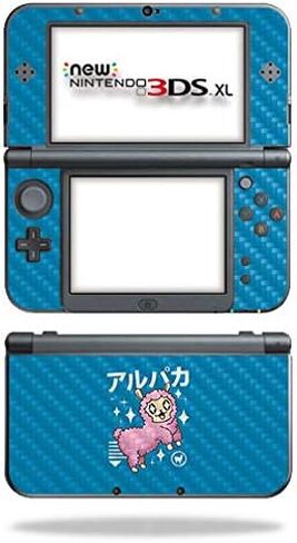 غلاف MightySkins من ألياف الكربون لجهاز Nintendo New 3DS XL (2015) - Cupcake Kawaii | لمسة نهائية واقية ومتينة من ألياف الكربون | سهل التطبيق والإزالة وتغيير الأنماط | صنع في الولايات المتحدة الأمريكية in Kuwait