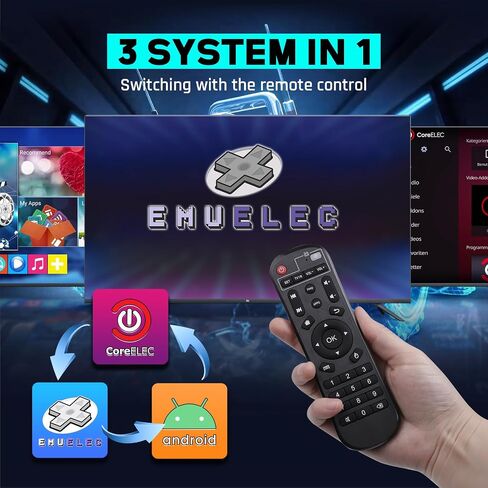 Kinhank Super Console X2 Pro Pre-installed 100,000+ Classic Games,256G Retro Gaming Consoles Compatible with 60+ emulators, S902X2 Chip, Three Systems in One, Include Remote, Wireless Controllers in Saudi Arabia