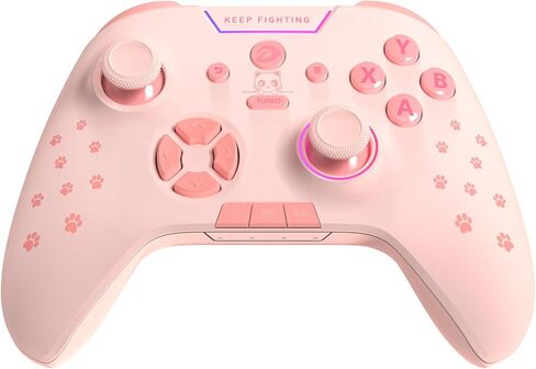 DAREU H105 Wireless PC Controller,Gaming Controller Compatible with Windows/MacOS/Android/iOS/Smart TV/Steam,Dual Vibration PC Game Controller with Turbo, LED Backlight in Saudi Arabia