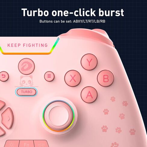 DAREU H105 Wireless PC Controller,Gaming Controller Compatible with Windows/MacOS/Android/iOS/Smart TV/Steam,Dual Vibration PC Game Controller with Turbo, LED Backlight in Saudi Arabia