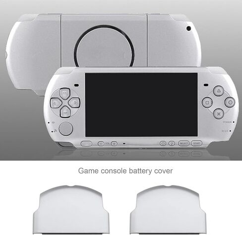 SING F LTD 2PCS Replacement Battery Door Covers Cases Protectors Compatible with Sony PSP 2000 2003 2004 3000 3003 3004 White Plastic Console Accessories in Kuwait