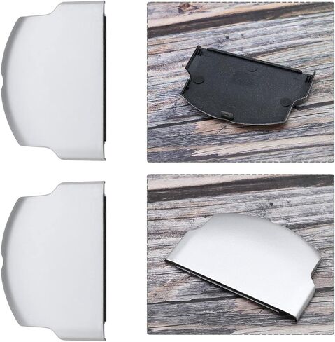 SING F LTD 2PCS Replacement Battery Door Covers Cases Protectors Compatible with Sony PSP 2000 2003 2004 3000 3003 3004 White Plastic Console Accessories in Kuwait