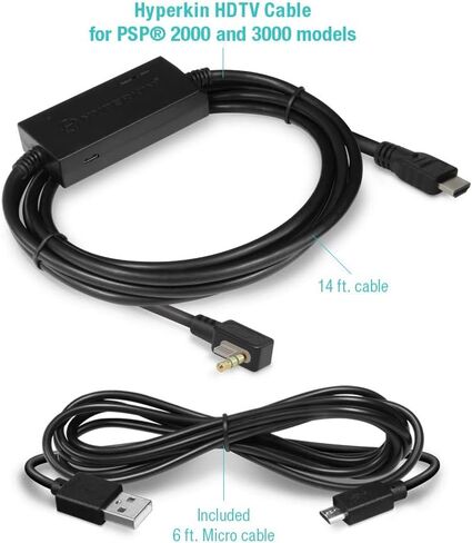 كابل Hyperkin HDTV لجهاز PSP (موديلات 2000 و3000) in Saudi Arabia