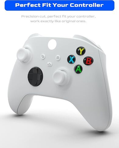 ممتص صدمات وعصي ابهام بديلة لذراع تحكم Xbox Series X وازرار LB RB وعصي التحكم لذراع تحكم Xbox Series X (ابيض) in Kuwait