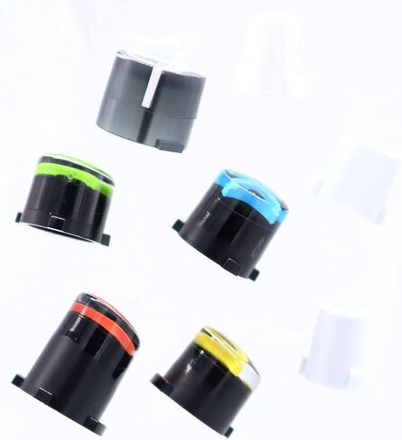 Deal4GO 8-Pack Plastic ABXY Button View Menu Share Keys Set Replacement for Xbox Series S & Xbox Series X Controller (Black) (XSSX-8PB) in Kuwait