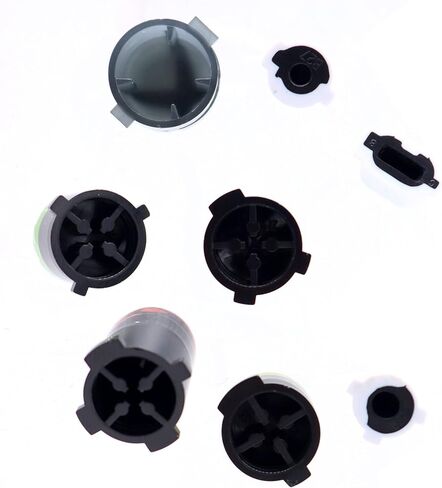 Deal4GO 8-Pack Plastic ABXY Button View Menu Share Keys Set Replacement for Xbox Series S & Xbox Series X Controller (Black) (XSSX-8PB) in Kuwait