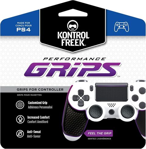 KontrolFreek Performance Grips for PlayStation 4 (PS4) Controller (Galaxy Purple) in Kuwait