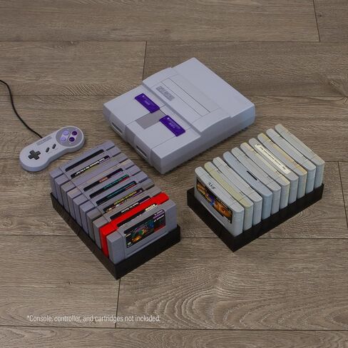 Hyperkin 10-Cartridge Storage Stand for SNES (2 Pack) in Saudi Arabia