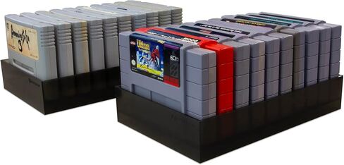 Hyperkin 10-Cartridge Storage Stand for SNES (2 Pack) in Saudi Arabia